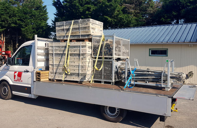 1 Day Express 35, livraison rapide chargement plateau