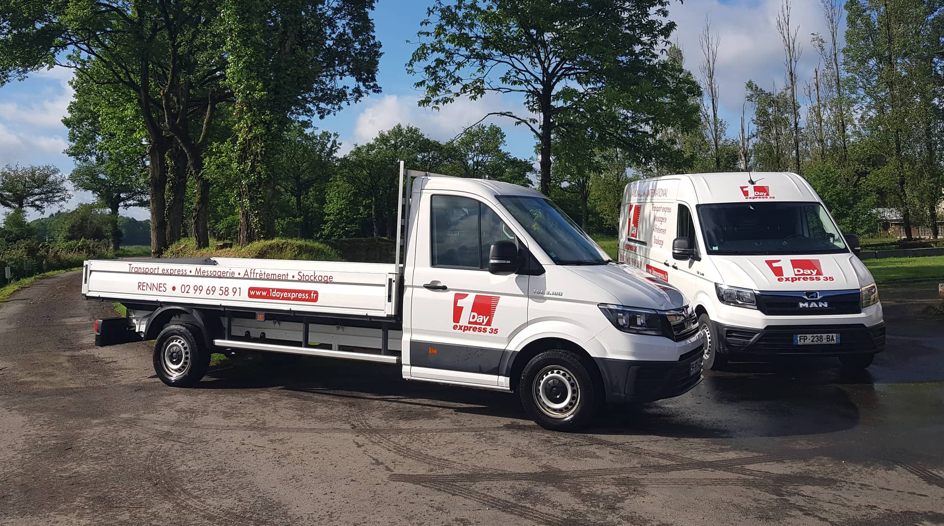 Transport -3.5T tout type de marchandise, en Bretagne, France et destination Europe